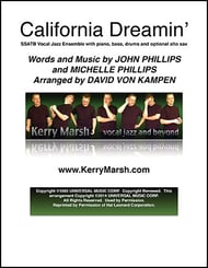 California Dreamin' SATB choral sheet music cover Thumbnail